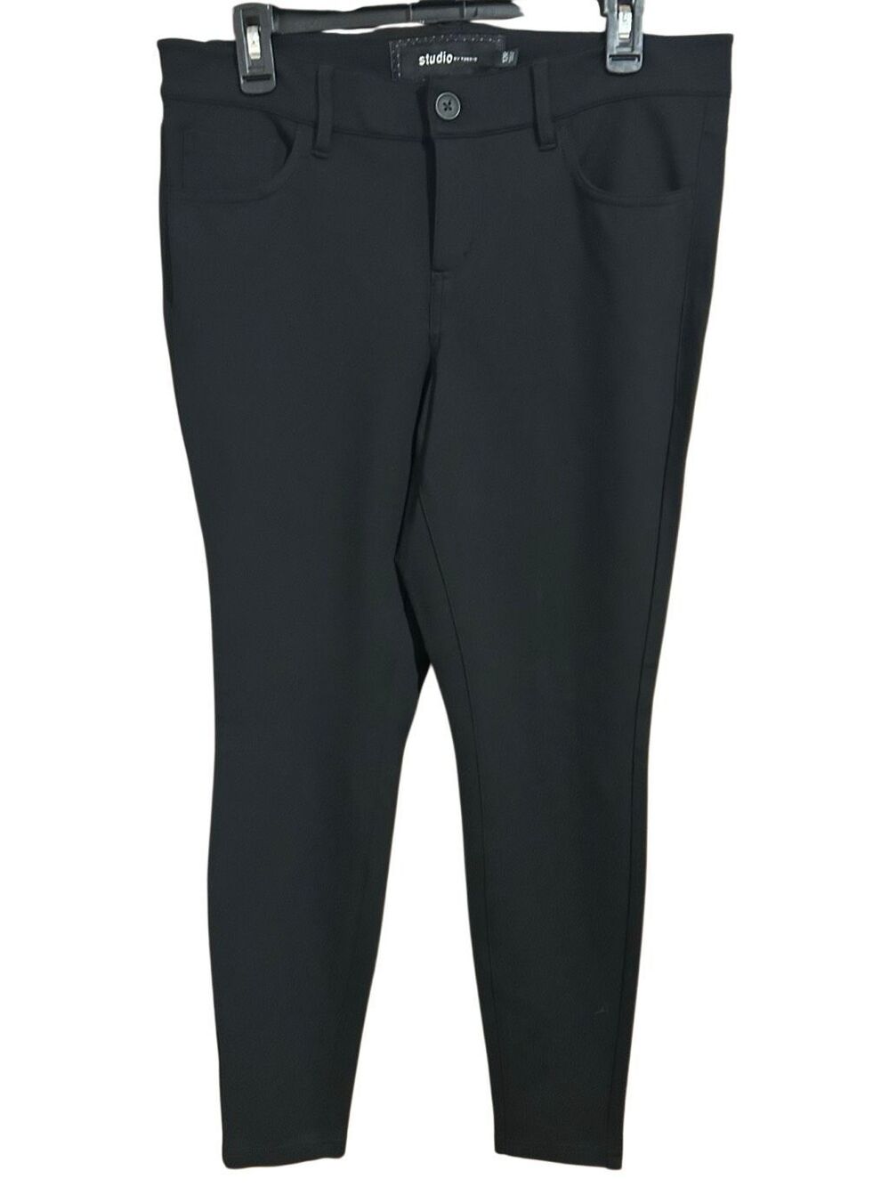 Studio by Torrid Black Luxe Skinny Ankle Cropped Pants Womens Size 12R Stretch T